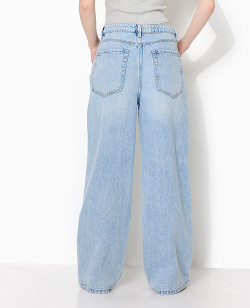 J99-3 / Jean baggy taille basse - PIMKIE - 6