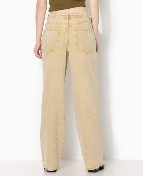 Jean baggy taille basse avec ceinture à nouer - PIMKIE - 6