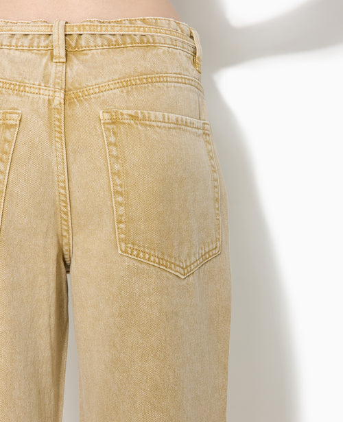 Jean baggy taille basse avec ceinture à nouer - PIMKIE - 1