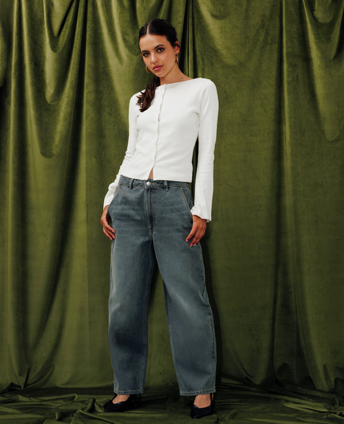 Jean baggy taille basse - PIMKIE - 1