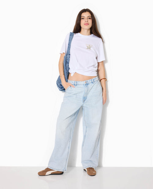 Jean baggy taille basse - PIMKIE - 1