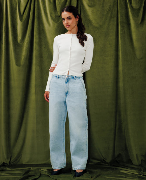 Jean baggy taille basse - PIMKIE - 1