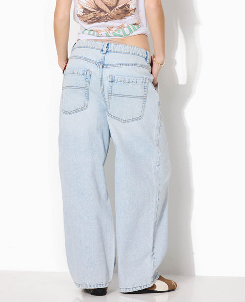 Jean baggy taille basse - PIMKIE - 6