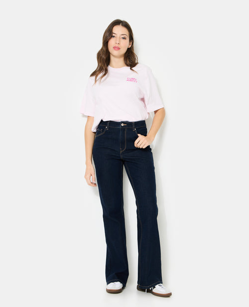 J74-1 / Jean flare taille haute - PIMKIE - 1