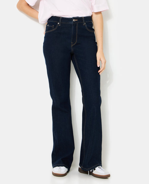 J74-1 / Jean flare taille haute - PIMKIE - 5
