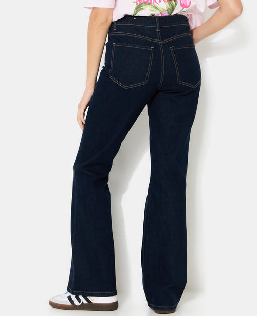 J74-1 / Jean flare taille haute - PIMKIE - 6