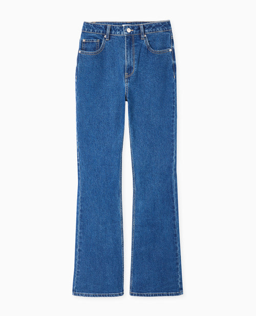 J74-1 / Jean flare taille haute - PIMKIE - 4