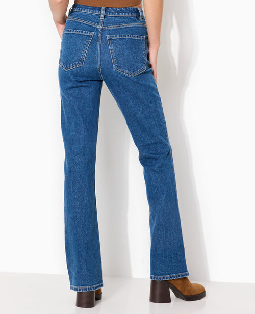 J74-1 / Jean flare taille haute - PIMKIE - 6