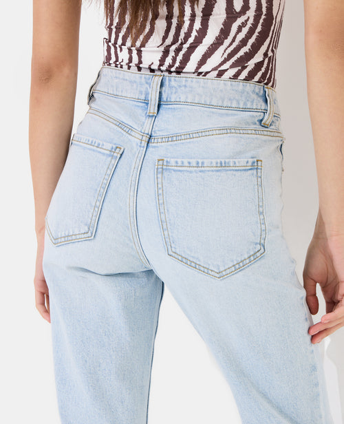 J74-1 / Jean flare taille haute - PIMKIE - 3