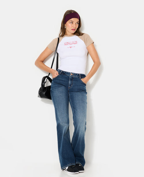 Jean flare taille basse - PIMKIE - 3