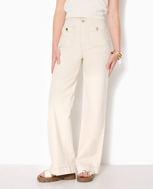 Jean wide poches devant - PIMKIE - 3