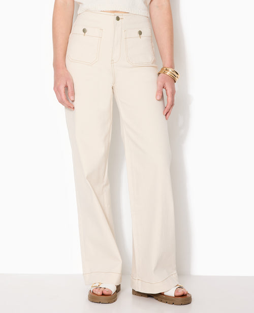 Jean wide poches devant - PIMKIE - 5