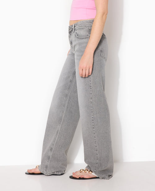 J71-3 / Jean wide taille basse - PIMKIE - 3