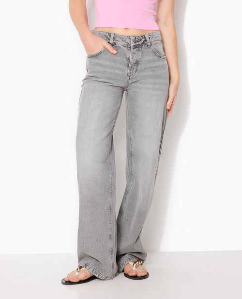 J71-3 / Jean wide taille basse - PIMKIE - 5