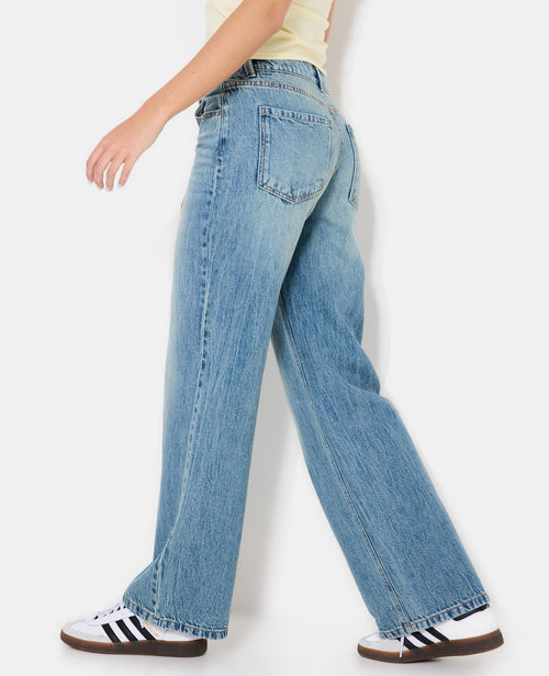 J71-3 / Jean wide taille basse - PIMKIE - 2