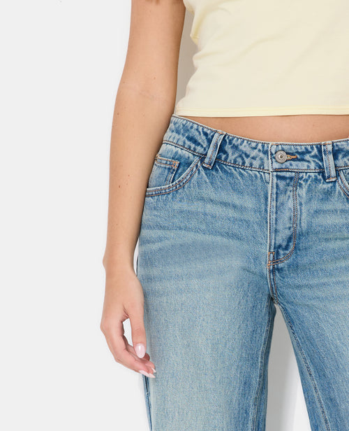 J71-3 / Jean wide taille basse - PIMKIE - 3
