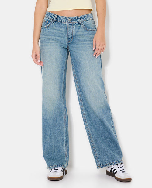 J71-3 / Jean wide taille basse - PIMKIE - 5