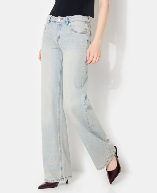J71-3 / Jean wide taille basse - PIMKIE - 7