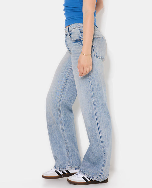 J71-3 / Jean wide taille basse - PIMKIE - 2