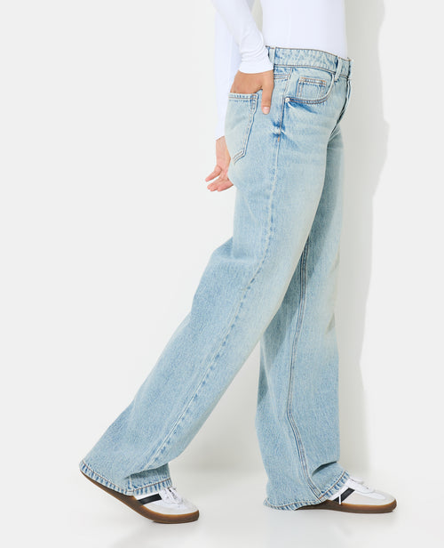 J71-3 / Jean wide taille basse - PIMKIE - 2