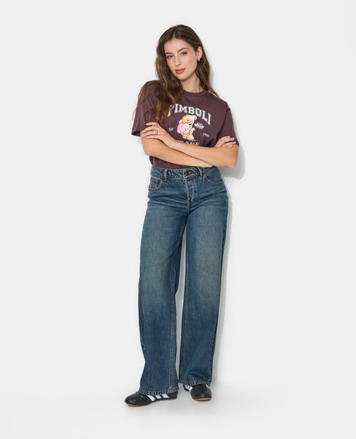 Jean wide taille basse - PIMKIE - 1