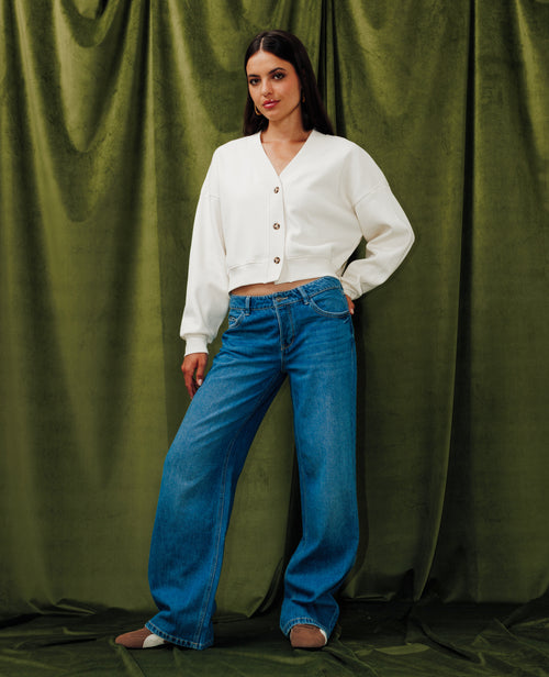 J71-3 / Jean wide taille basse - PIMKIE - 1