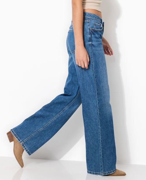 J71-3 / Jean wide taille basse - PIMKIE - 3