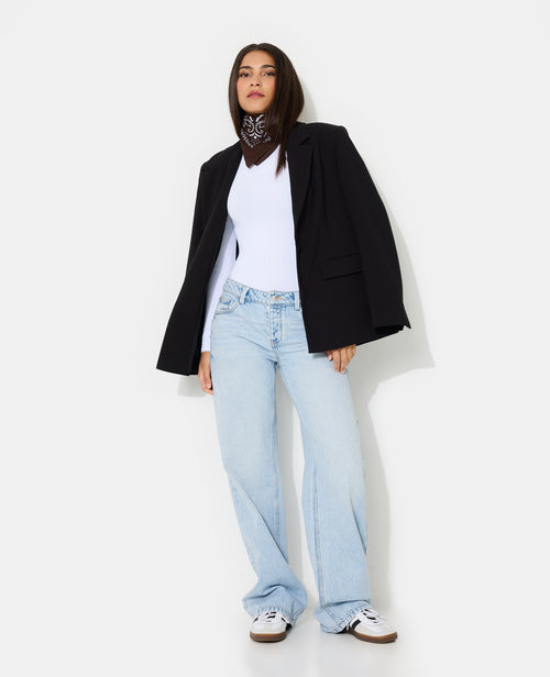 J71-3 / Jean wide taille basse - PIMKIE - 1