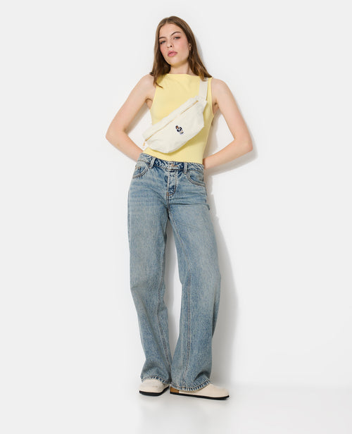 J71-3 / Jean wide taille basse - PIMKIE - 1
