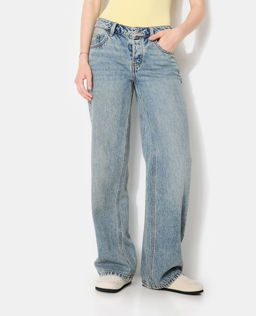 J71-3 / Jean wide taille basse - PIMKIE - 5