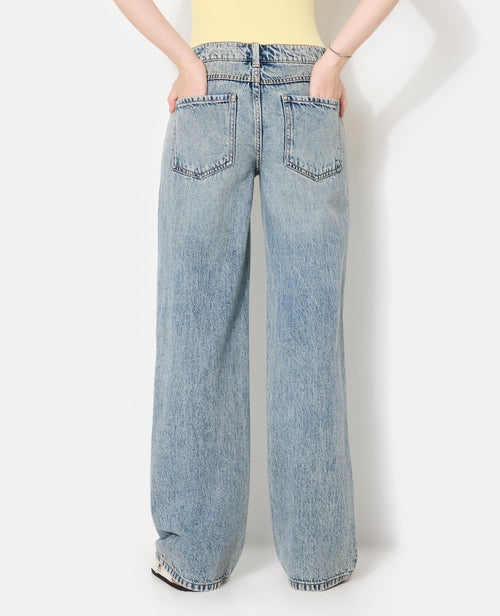 J71-3 / Jean wide taille basse - PIMKIE - 6