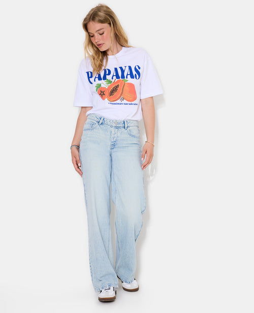 J71-3 / Jean wide taille basse - PIMKIE - 1