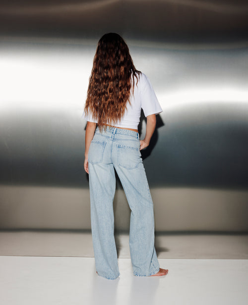 J71-3 / Jean wide taille basse - PIMKIE - 2