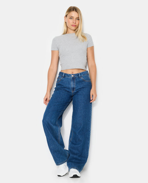 J71-2 / Jean wide taille medium - PIMKIE - 1