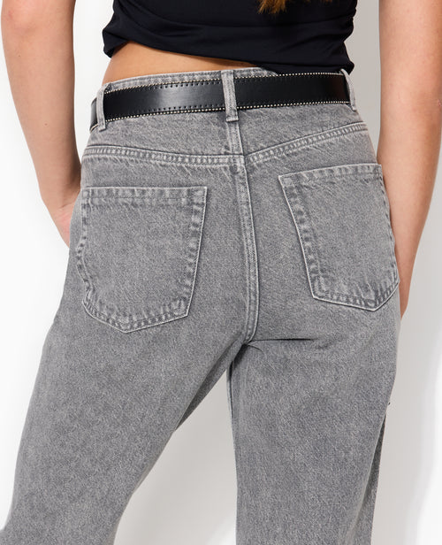 J80-1 / Jean mom taille haute - PIMKIE - 2