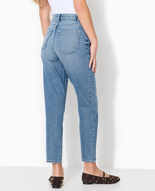 J80-1 / Jean mom taille haute - PIMKIE - 6