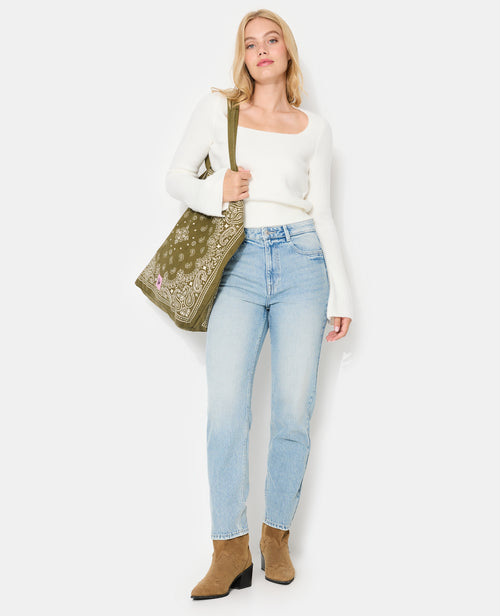 J80-1 / Jean mom taille haute - PIMKIE - 1