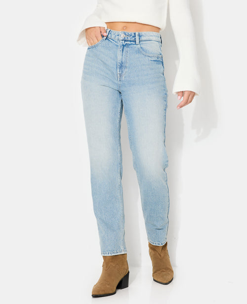 J80-1 / Jean mom taille haute - PIMKIE - 5