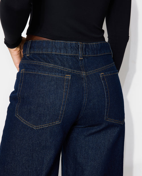 Jean wide taille medium - PIMKIE - 1