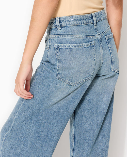 Jean wide taille medium - PIMKIE - 2