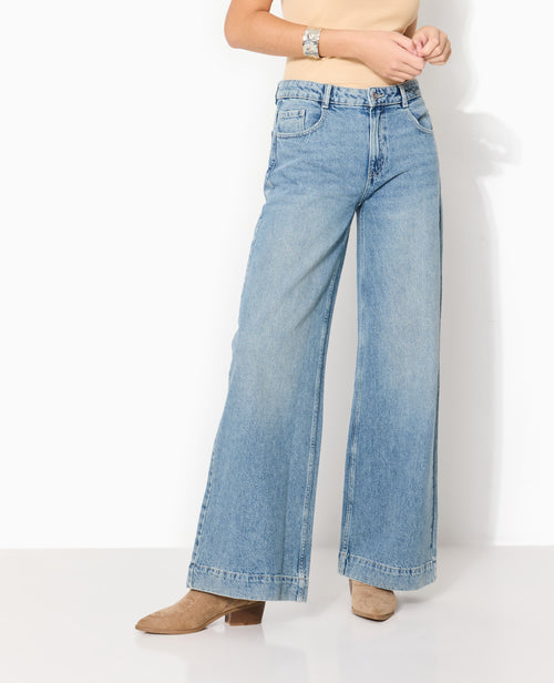Jean wide taille medium - PIMKIE - 7