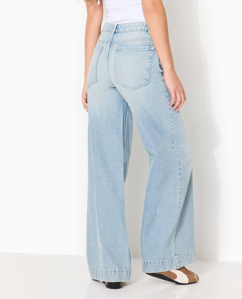 Jean wide taille medium - PIMKIE - 6