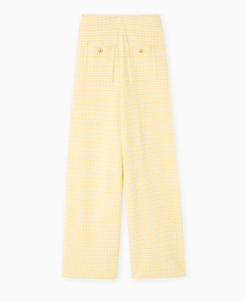 Pantalon en maille à carreaux - PIMKIE - 4