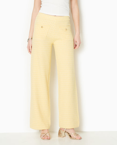 Pantalon en maille à carreaux - PIMKIE - 5