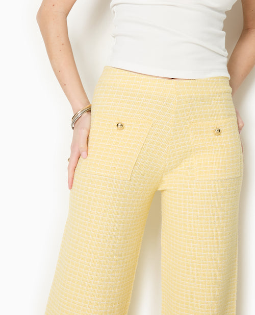 Pantalon en maille à carreaux - PIMKIE - 8