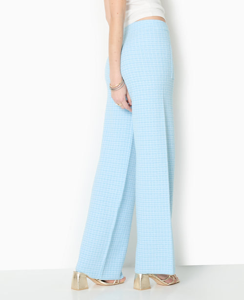 Pantalon en maille à carreaux - PIMKIE - 7