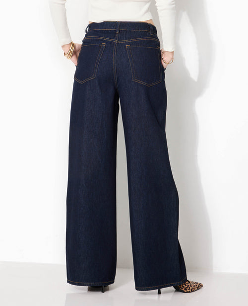 Jean wide taille haute avec pinces - PIMKIE - 6