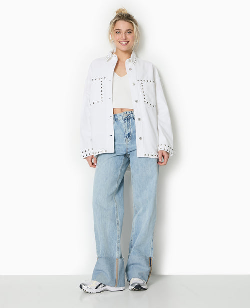 Jean droit taille regular avec revers cousus - PIMKIE - 2