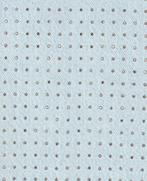 Jean straight taille haute avec strass devant - PIMKIE - 8