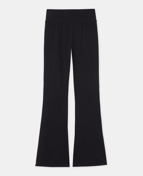 Pantalon flare en maille avec taille élastiquée - PIMKIE - 4